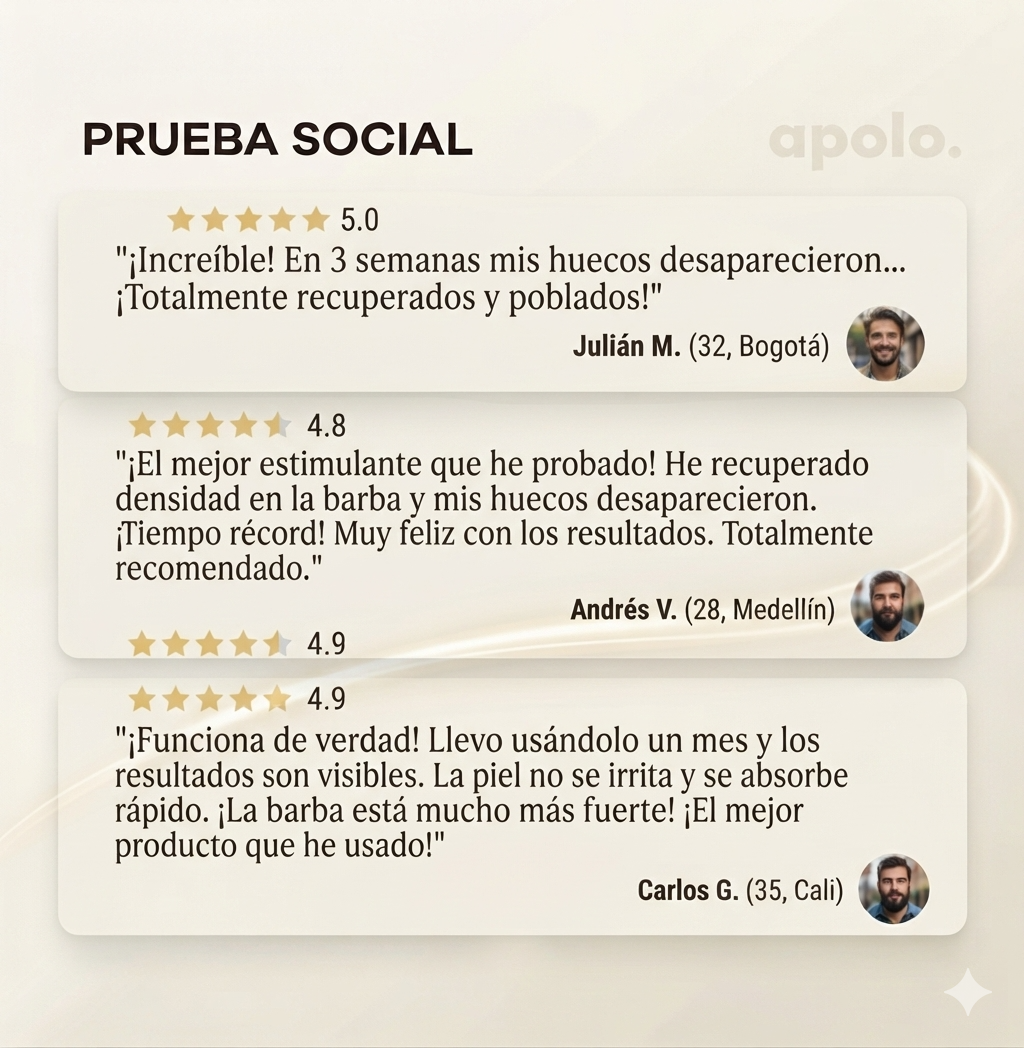 APOLO BEARD | Estimulante de Barba